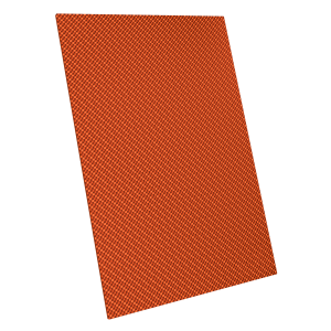 Lastra in fibra di carbonio Twill 3K - arancione