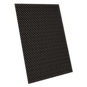 Lastra in fibra di carbonio Twill 3K