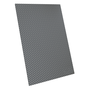Lastra in fibra di carbonio Twill 3K - grigio titanio