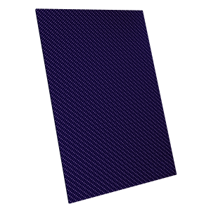Lastra in fibra di carbonio Twill 3K - viola ametista